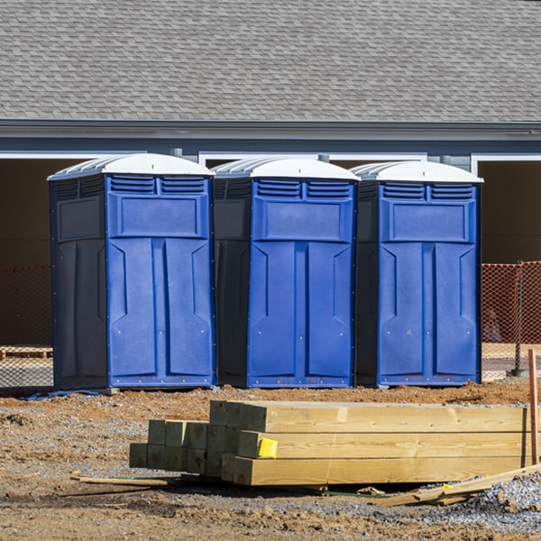 is there a specific order in which to place multiple porta potties in Moody